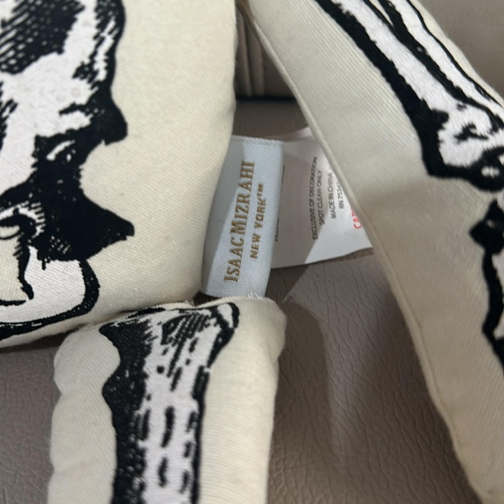 Isaac Mizrahi Skeleton Pillow - Picture 2 of 5